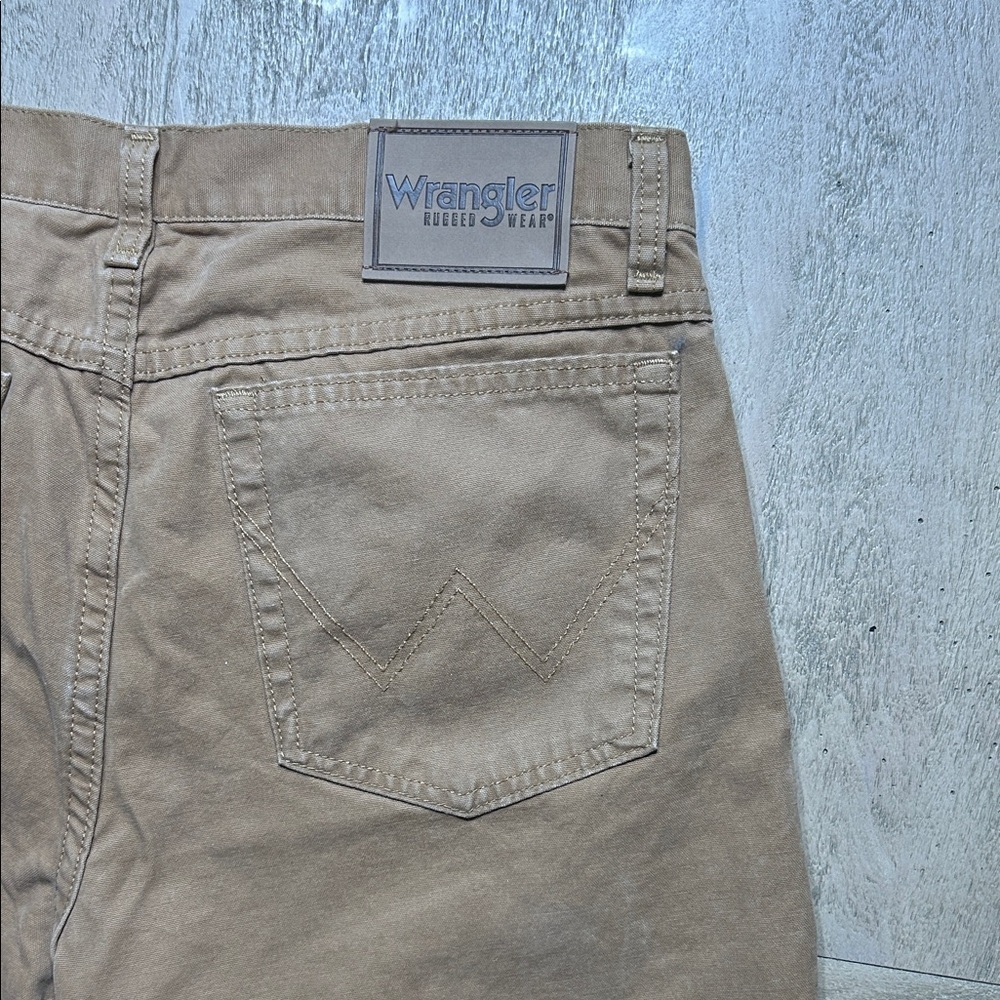 Wrangler Brown Casual Pants 33x30 - Picture 4 of 6